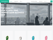 Tablet Screenshot of pinscentral.ca